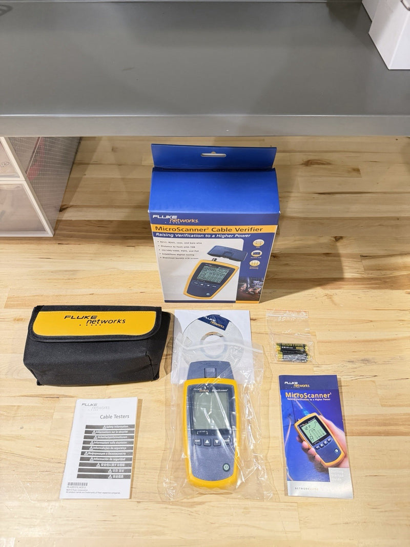 FLUKE NETWORKS MICROSCANNER 2 CABLE VERIFIER