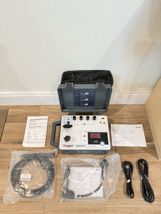 MEGGER DLRO BT51 MILLIOHMMETER CALIBRATED 2024 NEW