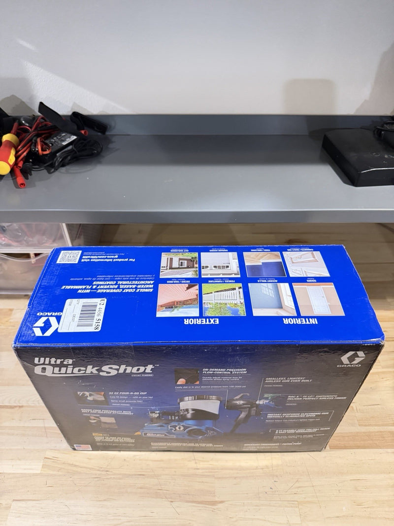 GRACO ULTRA QUICKSHOT AIRLESS PAINT SPRAYER (NEW FACTORY SEALED) FREE SHIPPING