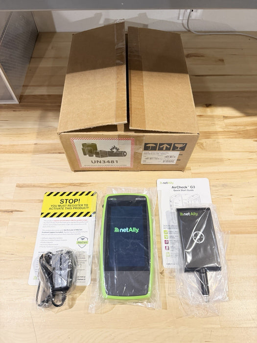 NETALLY AIRCHECK G3 PRO WIRELESS TESTER WITH CHARGER & ANTENNA