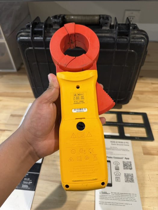 FLUKE 1630-2 FC EARTH GROUND CLAMP (TESTED) FREE SHIPPING