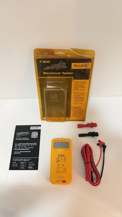 FLUKE 7-600 ELECTRICAL TESTER (NEW SEALED) - FREE SHIPPING (RARE)