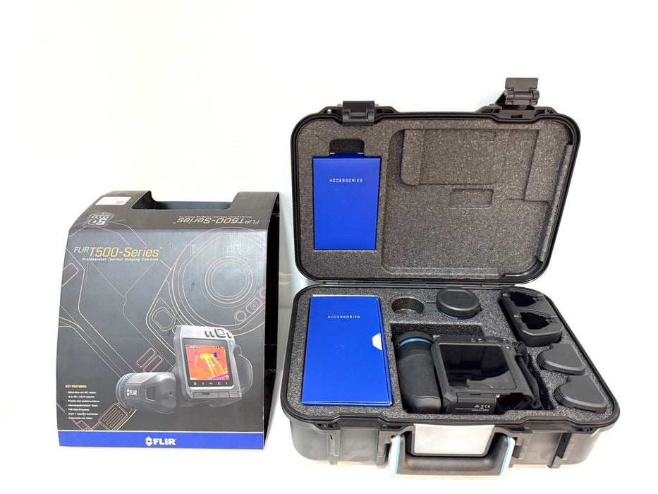 FLIR T530 THERMAL IMAGING CAMERA WITH DFOV 14°+24° LENSES NEW