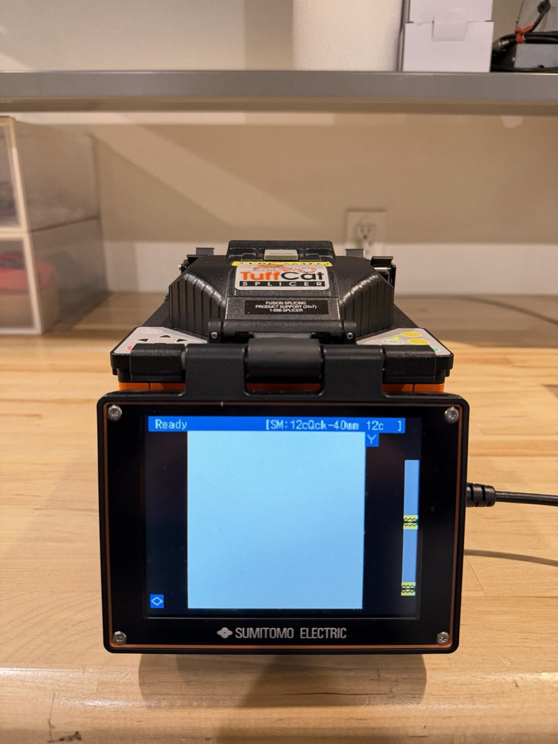 SUMITOMO ELECTRIC TYPE-66 TUFFCAT FUSION SPLICER WITH FC-6RM CLEAVER