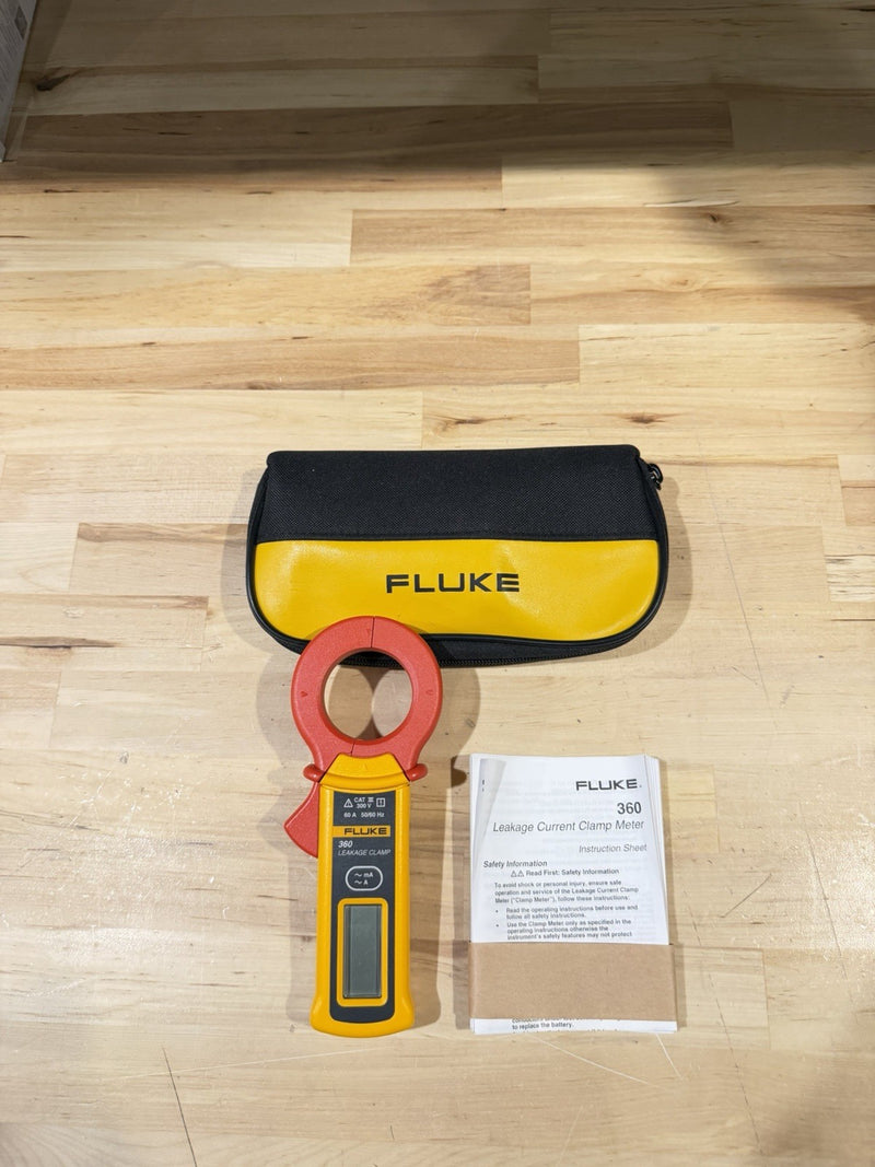 FLUKE 360 AC LEAKAGE CURRENT CLAMP METER TESTED RARE