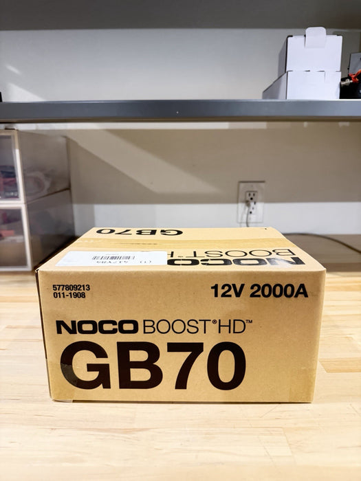 NOCO BOOSE HD GB70 12V 2000A ULTRA SAFE JUMP STARTER POWER PACK (NEW SEALED)