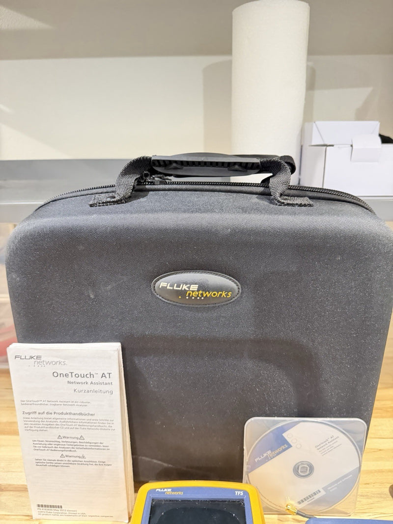 FLUKE NETWORKS VERSIV TFS ONE TOUCH AT NETWORK ASSISTANT KIT TESTED