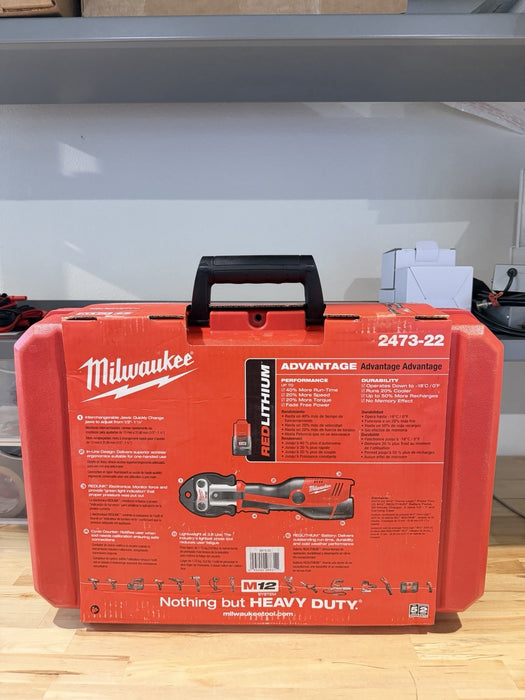 MILWAUKEE 2473-22 M12 FORCE LOGIC PRESS TOOL 1/2" - 1" KIT (NEW FACTORY SEALED)