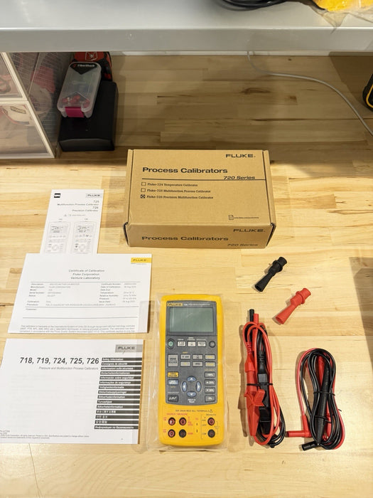 FLUKE 726 PRECISION MULTIFUNCTION CALIBRATOR MFG-2025 CALIBRATED 2025 NEW
