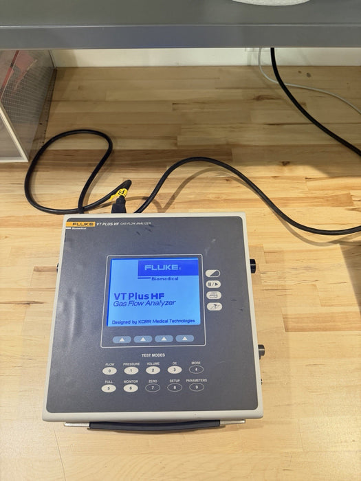 FLUKE VT PLUS HF GAS FLOW ANALYZER W / BAG & CHARGER (TESTED) SHIPS FAST