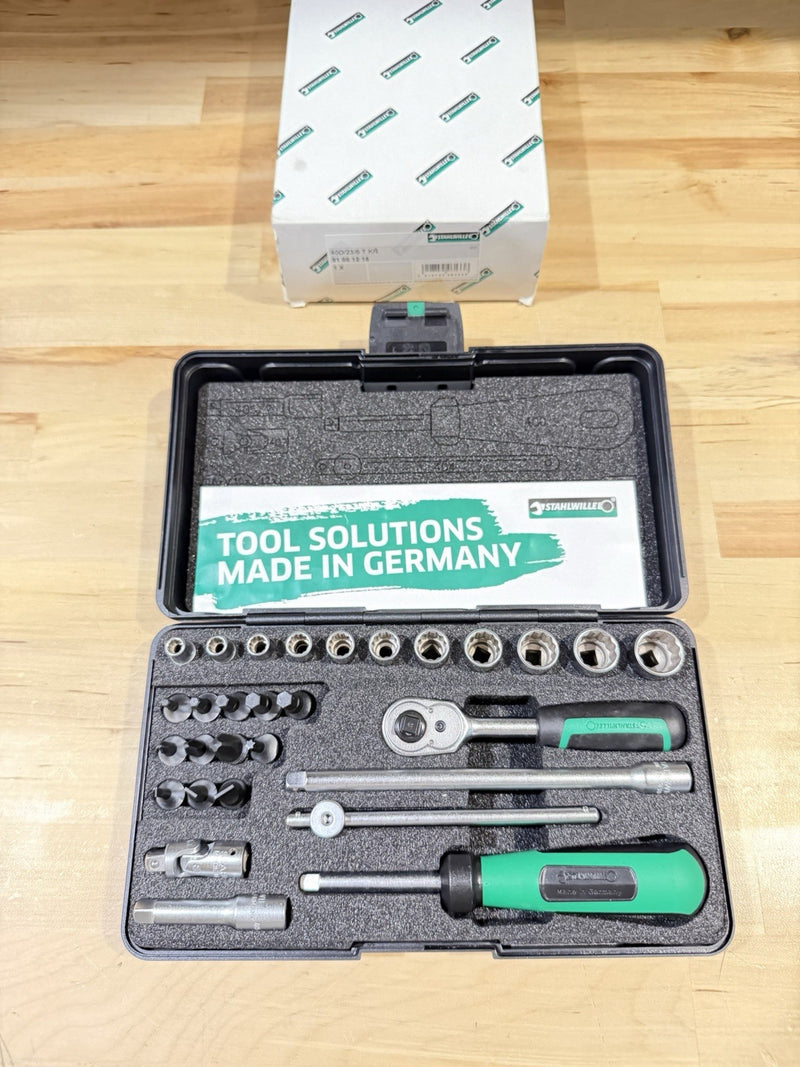 STAHLWILLE SOCKET SET 1/4" SET WITH 29 PIECE KIT 40D/23/6 T KN