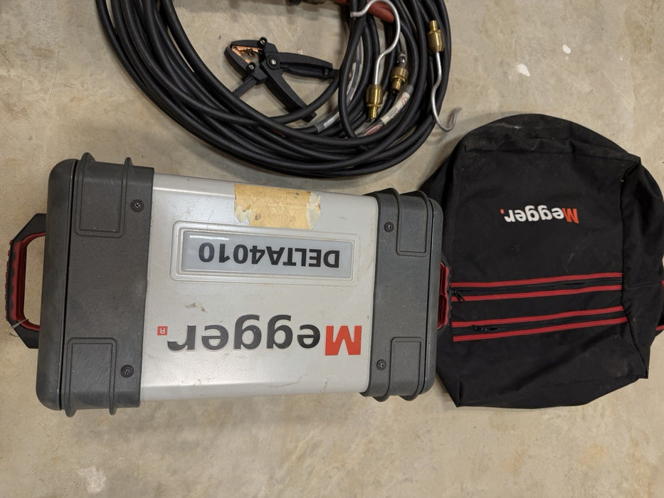 MEGGER DELTA 4010 INSULATION DIAGNOSTIC SYSTEM W/ CABLES & BAG (FREE SHIPPING)