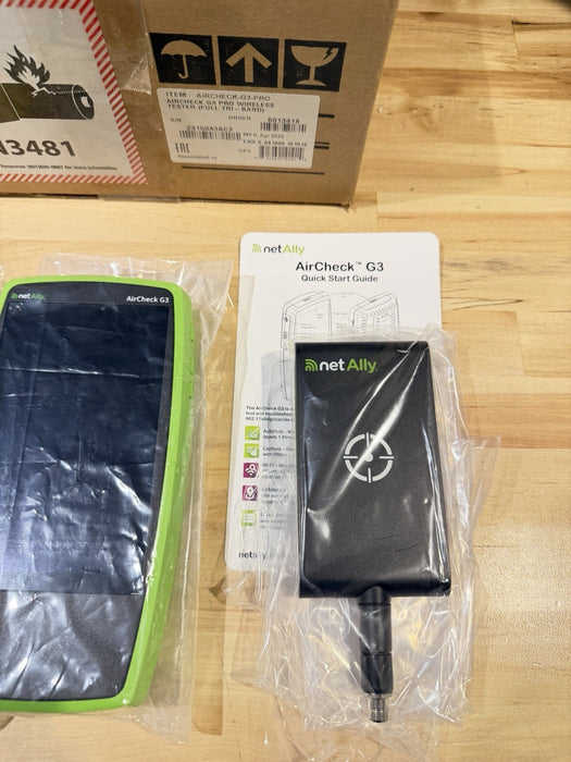 NETALLY AIRCHECK G3 PRO WIRELESS TESTER WITH CHARGER & ANTENNA