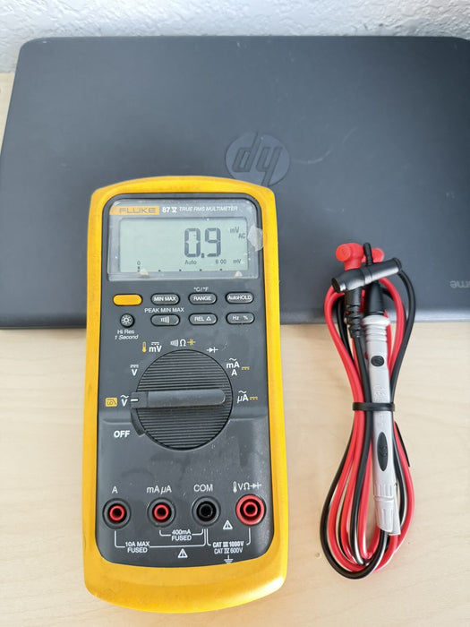 FLUKE 87V TRUE RMS MULTIMETER W /LEADS - FREE SHIPPING