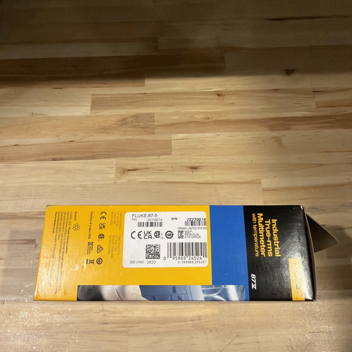 FLUKE 87V TRUE RMS MULTIMETER WITH LEADS