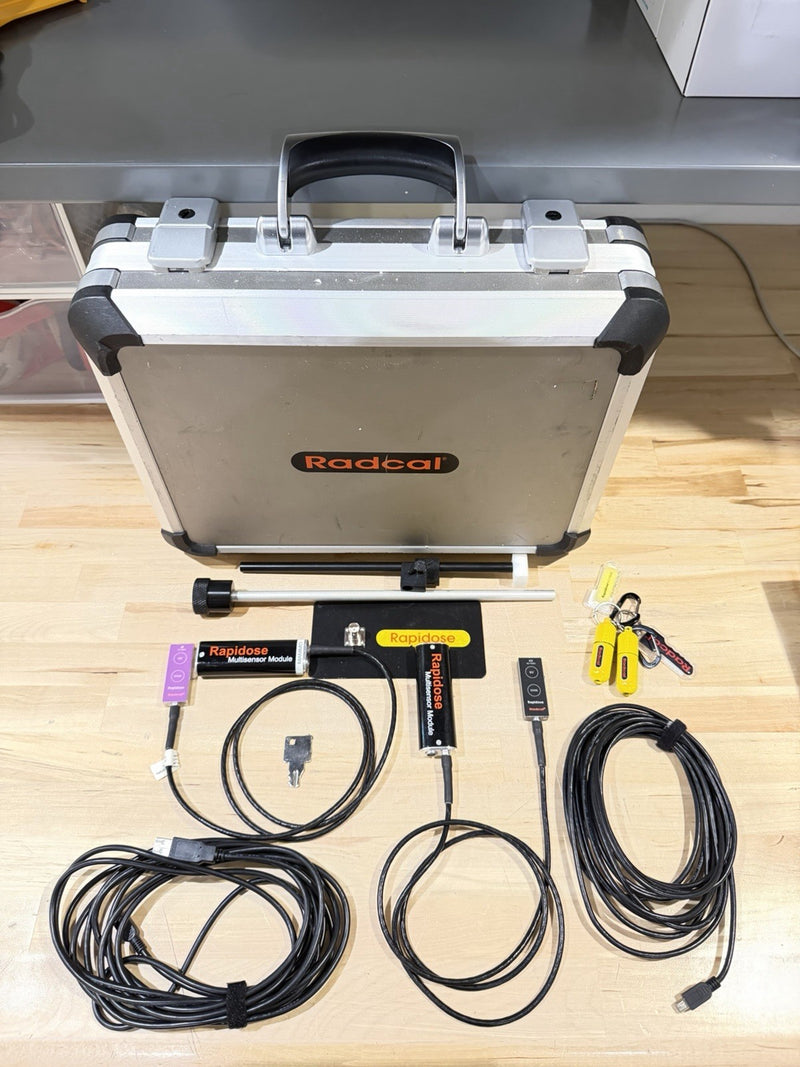 RADCAL RAPIDOSE MULTISENSOR MODULES & ACCESSORIES TESTED