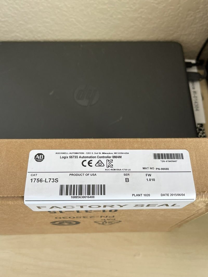 ALLEN-BRADLEY 1756-L73S CONTROLLER