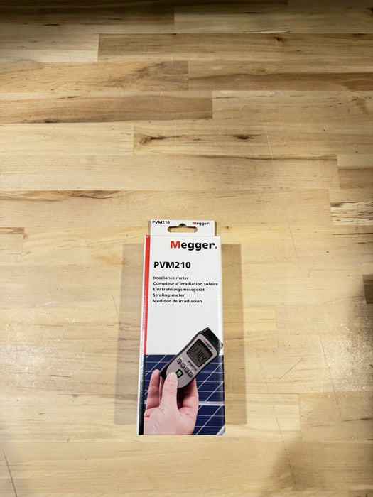 MEGGER PVM210 SOLAR IRRADIANCE METER