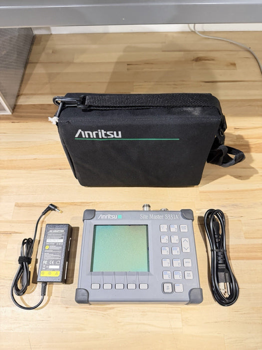 ANRITSU SITE MASTER S331A ANALYZER WITH CHARGER TESTED