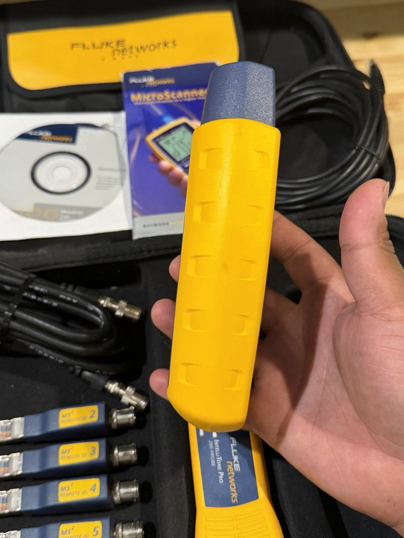 FLUKE NETWORKS MS2-KIT MICROSCANNER 2 & INTELLITONE PRO200 CABLE TEST KIT