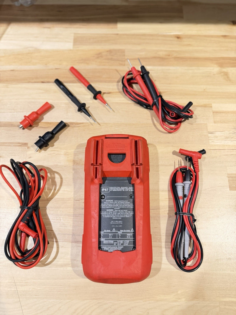 FLUKE 28 II EX TRUE RMS MULTIMETER WITH LEADS & CLIPS