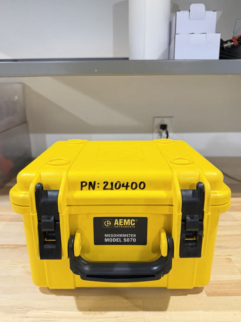 AEMC 5070 MEGOHMMETER GRAPHICAL INSULATION TESTER