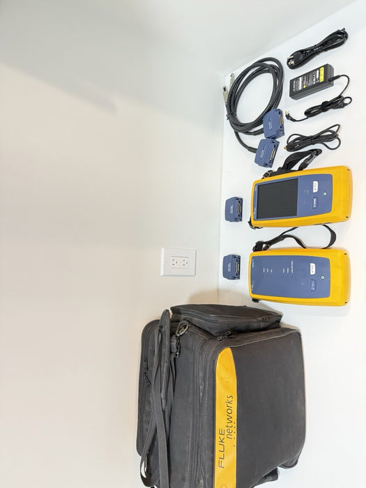 FLUKE NETWORKS DSX-5000 TESTER KIT CALIBRATED 2025
