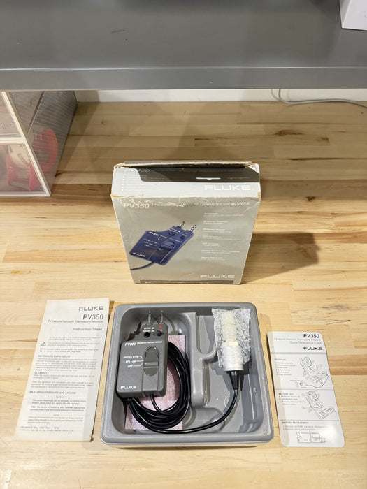FLUKE PV350 PRESSURE VACUMM TRANSDUCER MODULE TESTED