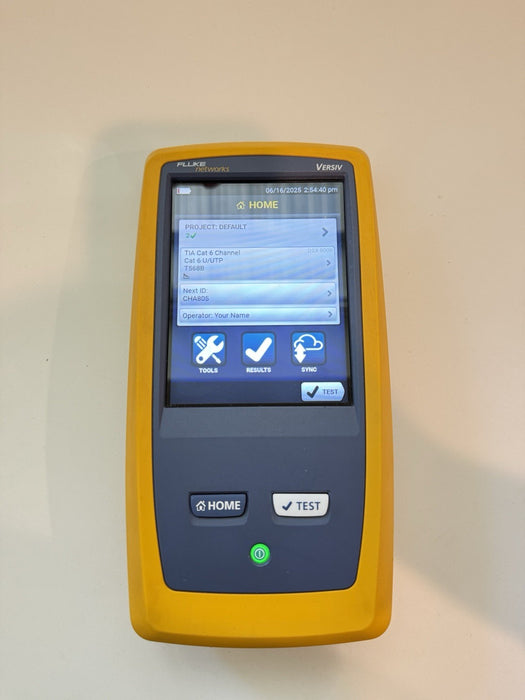 FLUKE NETWORKS VERSIV MAINFRAME FOR DSX-5000/DSX-8000DISPLAY DEFECT
