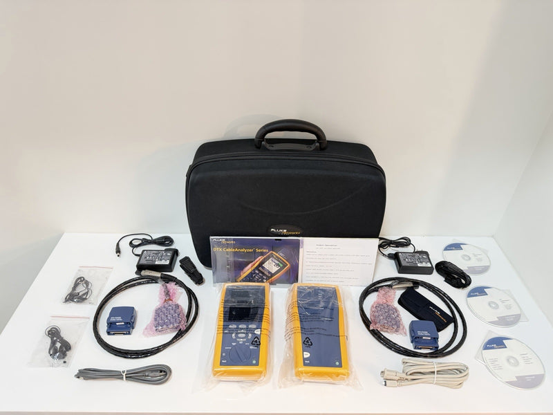 FLUKE NETWORKS DTX-1800 CABLE ANALYZER KIT RARE