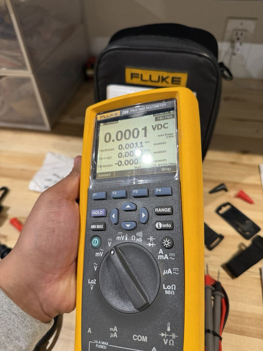 FLUKE 289 FVF COMBO KIT TRUE-RMS DATA LOGGING MULTIMETER (FREE SHIPPING) TESTED