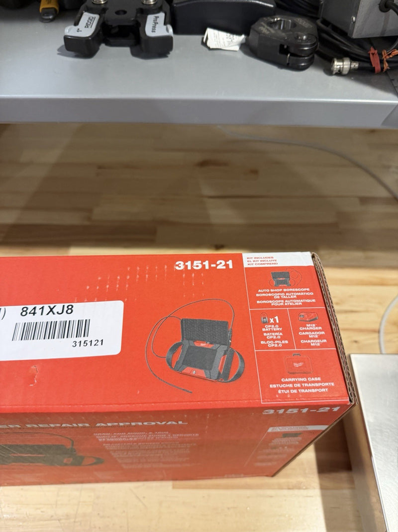MILWAUKEE 3151-21 M12 AUTO SHOP BORESCOPE WI-FI FILE SHARING INSPECTION CAMERA
