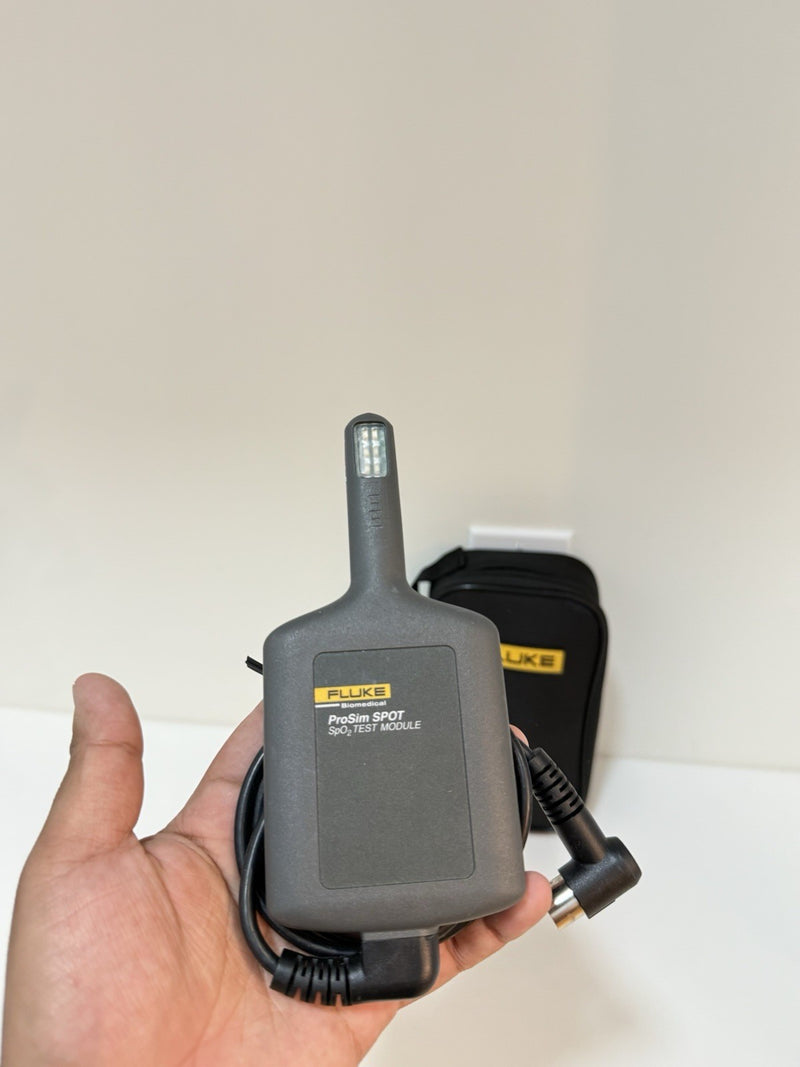 FLUKE PROSIM SPOT SPO2 TEST MODULE WITHBAG TESTED