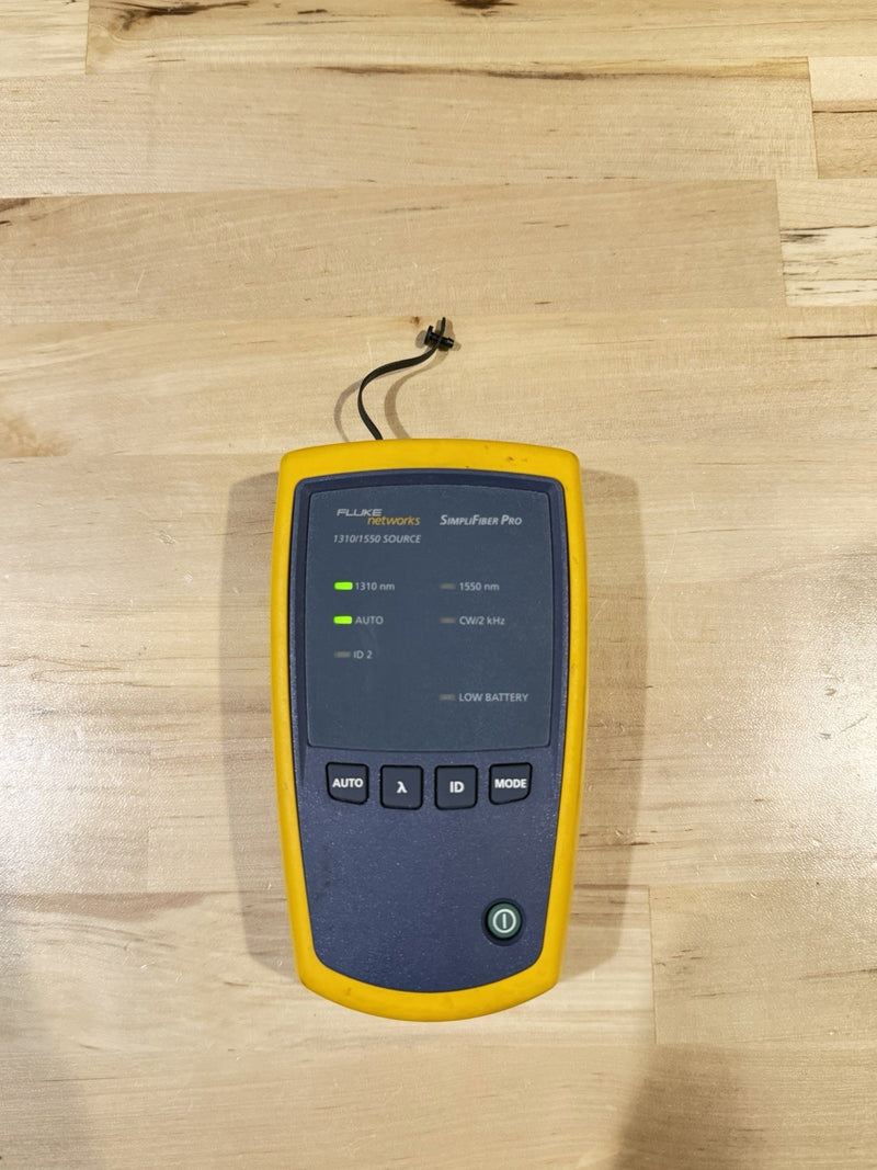 FLUKE NETWORKS SIMPLIFIBER PRO 1310/1350 SOURCE TESTED