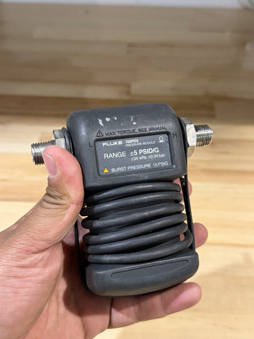 FLUKE 700PD3 PRESSURE MODULE 5 PSID/G 34 KPA 0.34 BAR (TESTED) SHIPS FAST