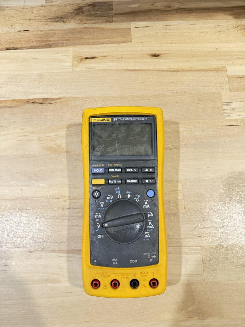 FLUKE 187 TRUE RMS MULTIMETER FOR PARTS