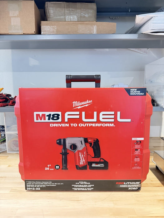 MILWAUKEE 2912-22 M18 FUEL 18V 1" SDS PLUS ROTARY HAMMER KIT