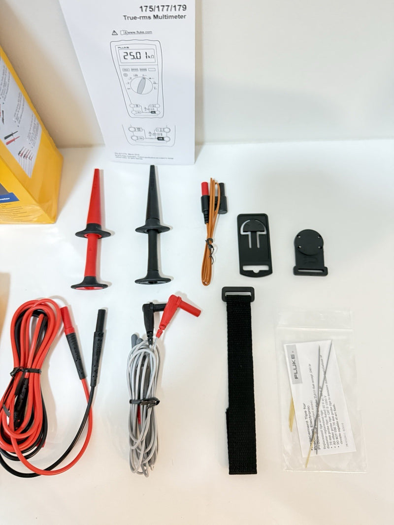 FLUKE 179/EDA2 MULTIMETER COMBO KIT CALIBRATED 2025