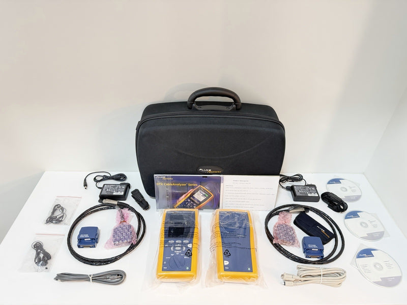 FLUKE NETWORKS DTX-1800 CABLE ANALYZER KIT RARE