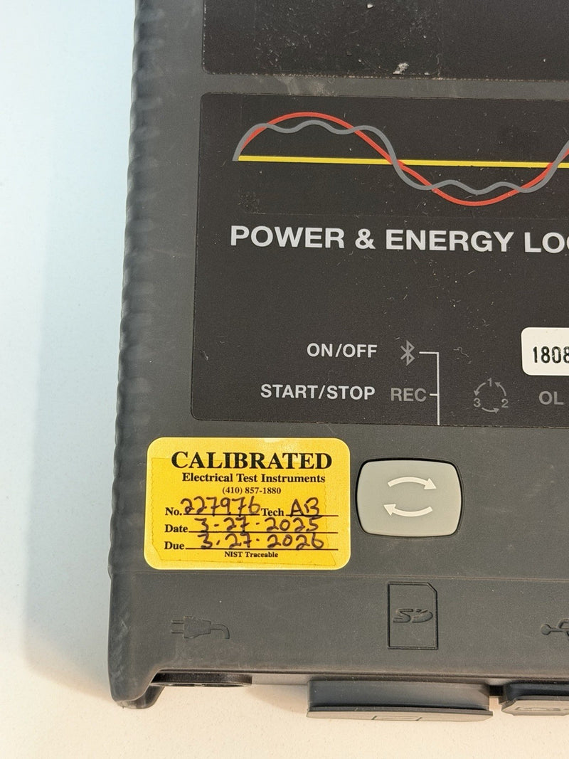AEMC PEL 102 POWER &ENERGY LOGGER WITH PROBES & EXTRA ACCESSORIESCALIBRATED 2026