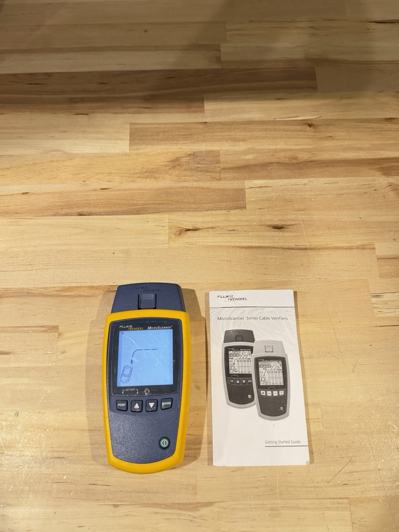 FLUKE NETWORKS MICROSCANNER 2 CABLE VERIFIER TESTED