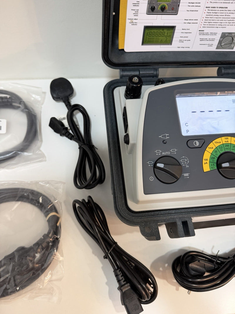MEGGER DLRO10HD DIGITAL LOW RESISTANCE OHMMETER WITH CABLES