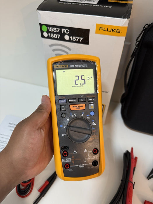 FLUKE 1587 FC 2 IN 1 HANDHELD DIGITAL INSULATION MULTIMETER (FACTORY SEALED) NEW