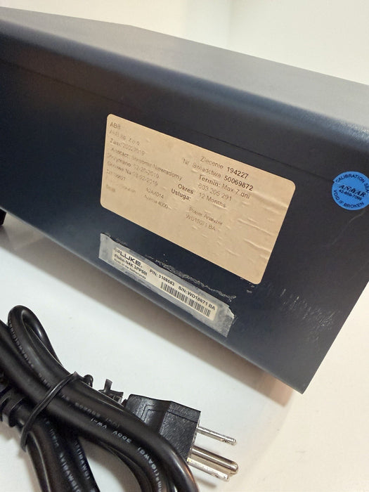FLUKE NORMA 4000 POWER ANALYZER WITH LEADS & ACCESSORIES TESTED