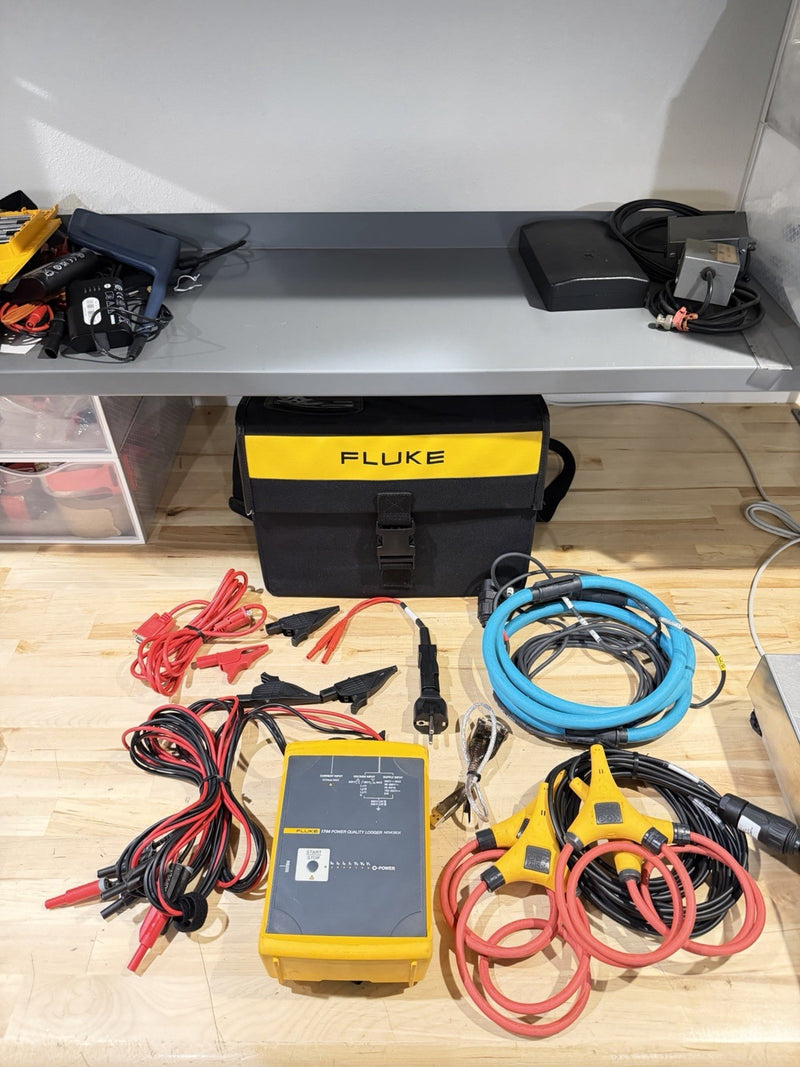 FLUKE 1744 POWER QUALITY LOGGER 3 PHASE PQA MEMOBOX (TESTED) FREE SHIPPING