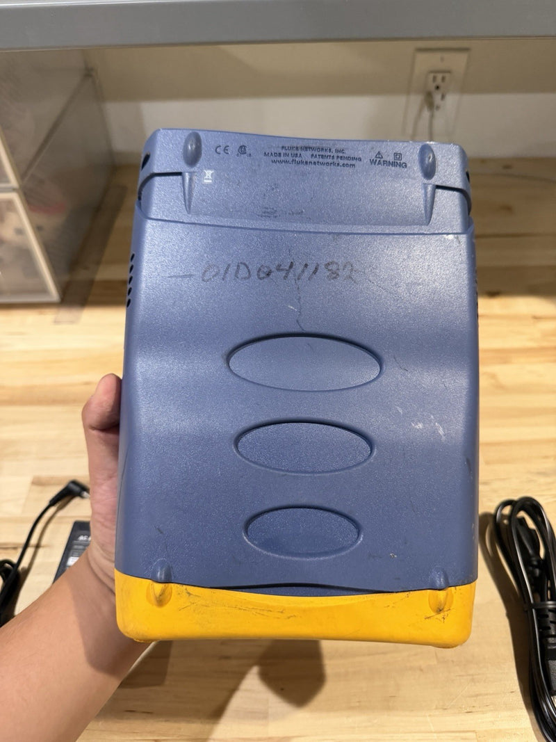 FLUKE NETWORKS OF-500 OPTICAL OPTIFIBER ANALYZER TESTED