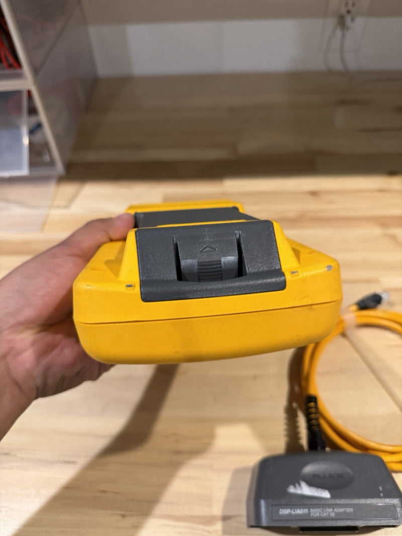 FLUKE NETWORKS DSP-4000SR SMART REMOTE WITHDSP-LIA012 ADAPTER TESTED