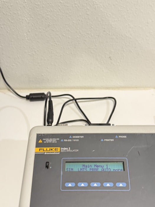 FLUKE BIOMEDICAL INDEX 2 SPO2 SIMULATOR & CHARGER