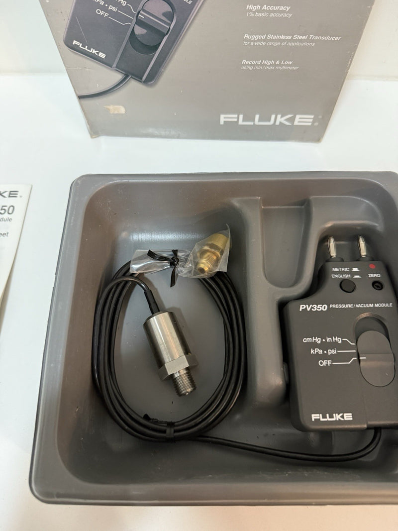 FLUKE PV350 PRESSURE VACUMM TRANSDUCER MODULE FREE SHIPPING