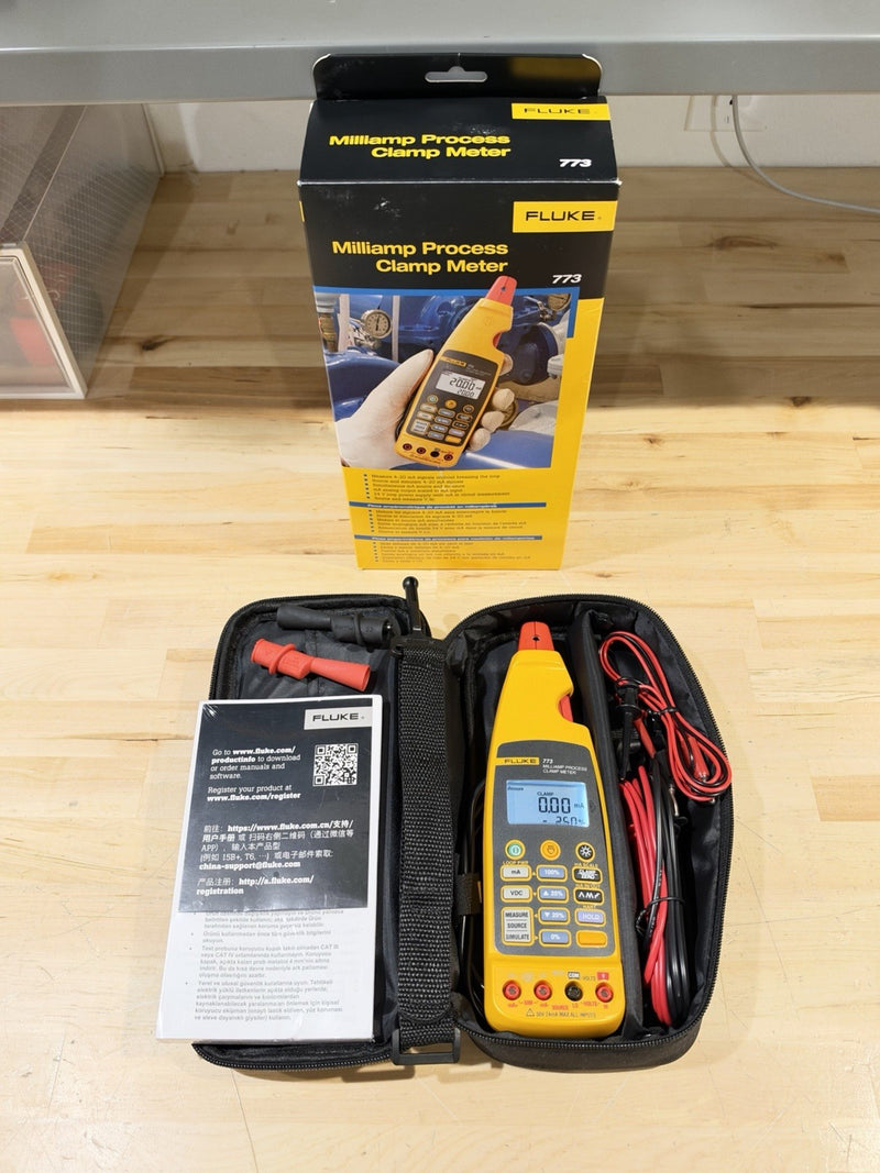 FLUKE 773 MILLIAMP PROCESS CLAMP (TESTED) NEW FREE SHIPPING - NEW